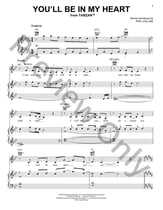 You'll Be in My Heart piano sheet music cover